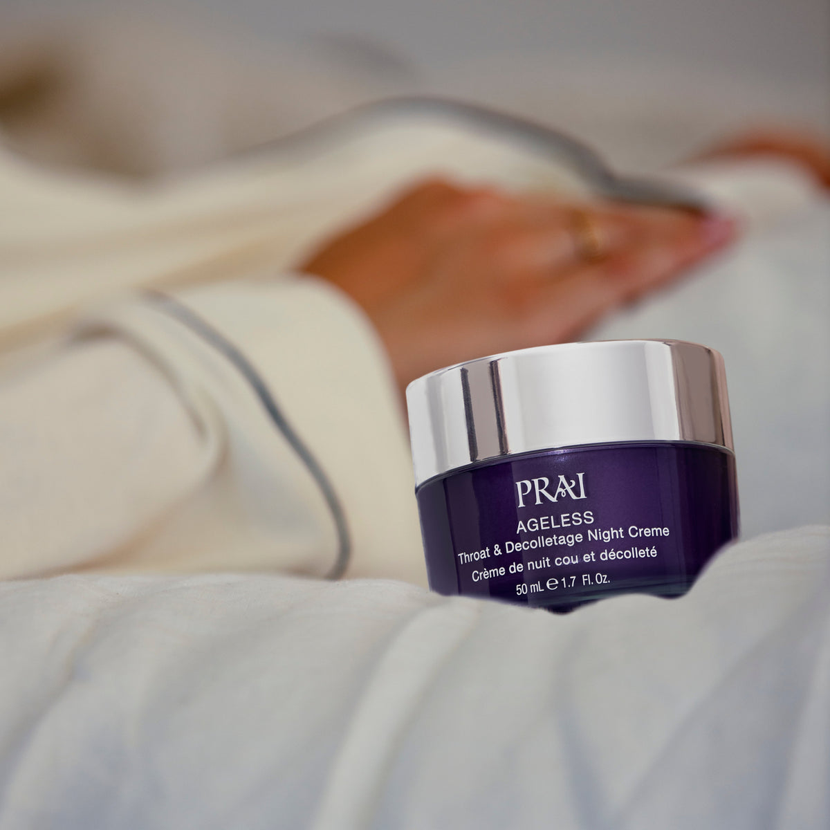 Ageless Throat & Decolletage Night Creme with Retinol by PRAI Beauty — image 4 of 6