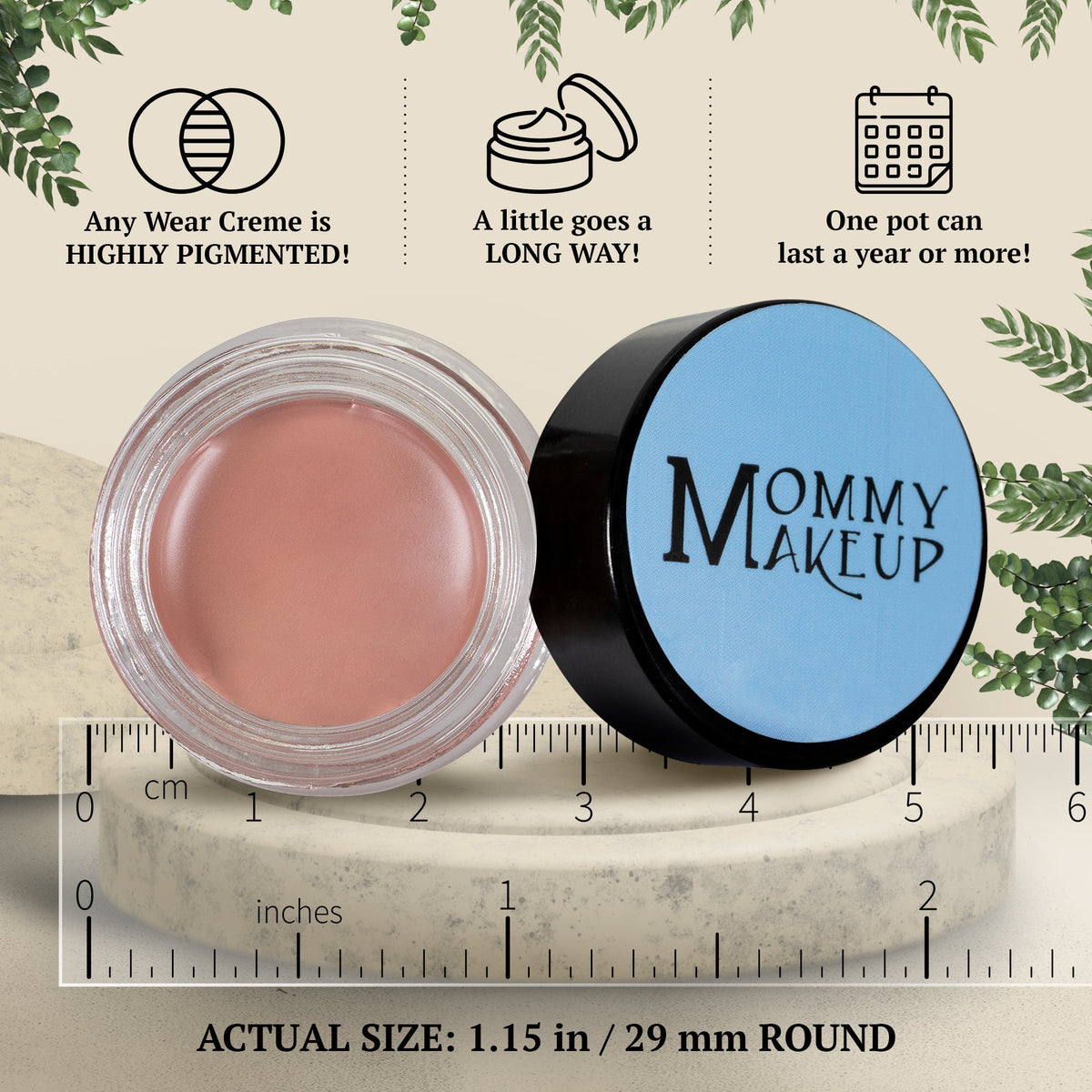 Anna Any Wear Creme - A Waterproof Multi-tasking creme to powder product for eyes, cheeks & lips. Can be worn anywhere by Mommy Makeup — image 5 of 7