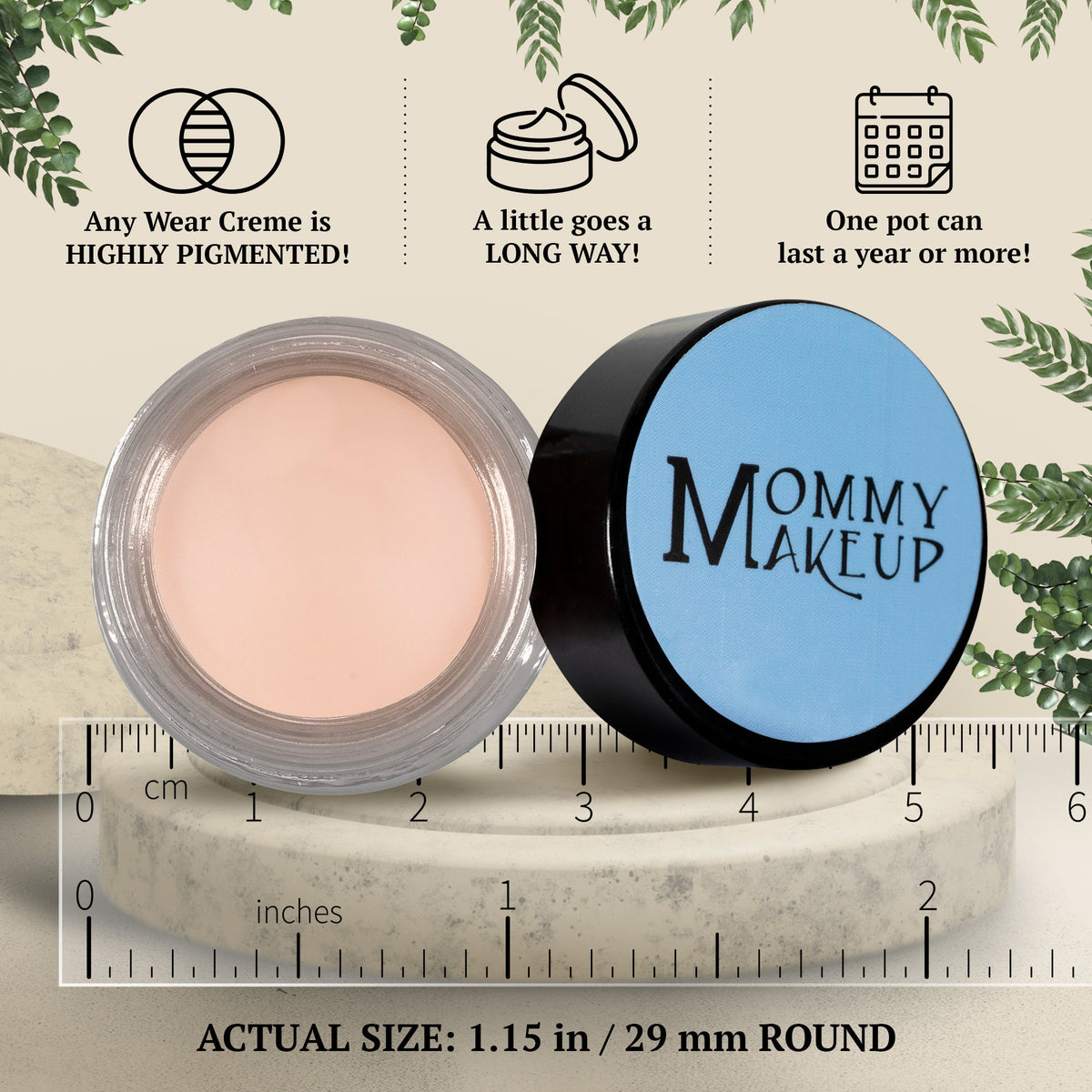Brighten Up Any Wear Creme - A Waterproof Multi-tasking creme to powder product for eyes, cheeks & lips. Can be worn anywhere by Mommy Makeup — image 5 of 7