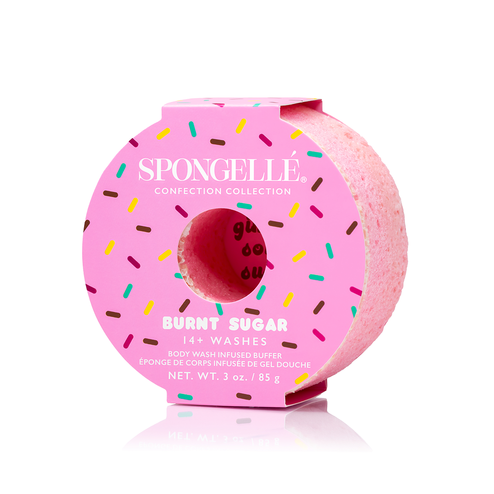 Burnt Sugar & Chiffon Rose Body Buffer Set by Spongellé — image 4 of 5