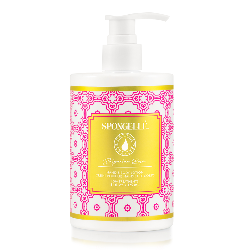 Bulgarian Rose Wild Flower, Body Wash Refill, and Body Lotion Set by Spongellé — image 5 of 5