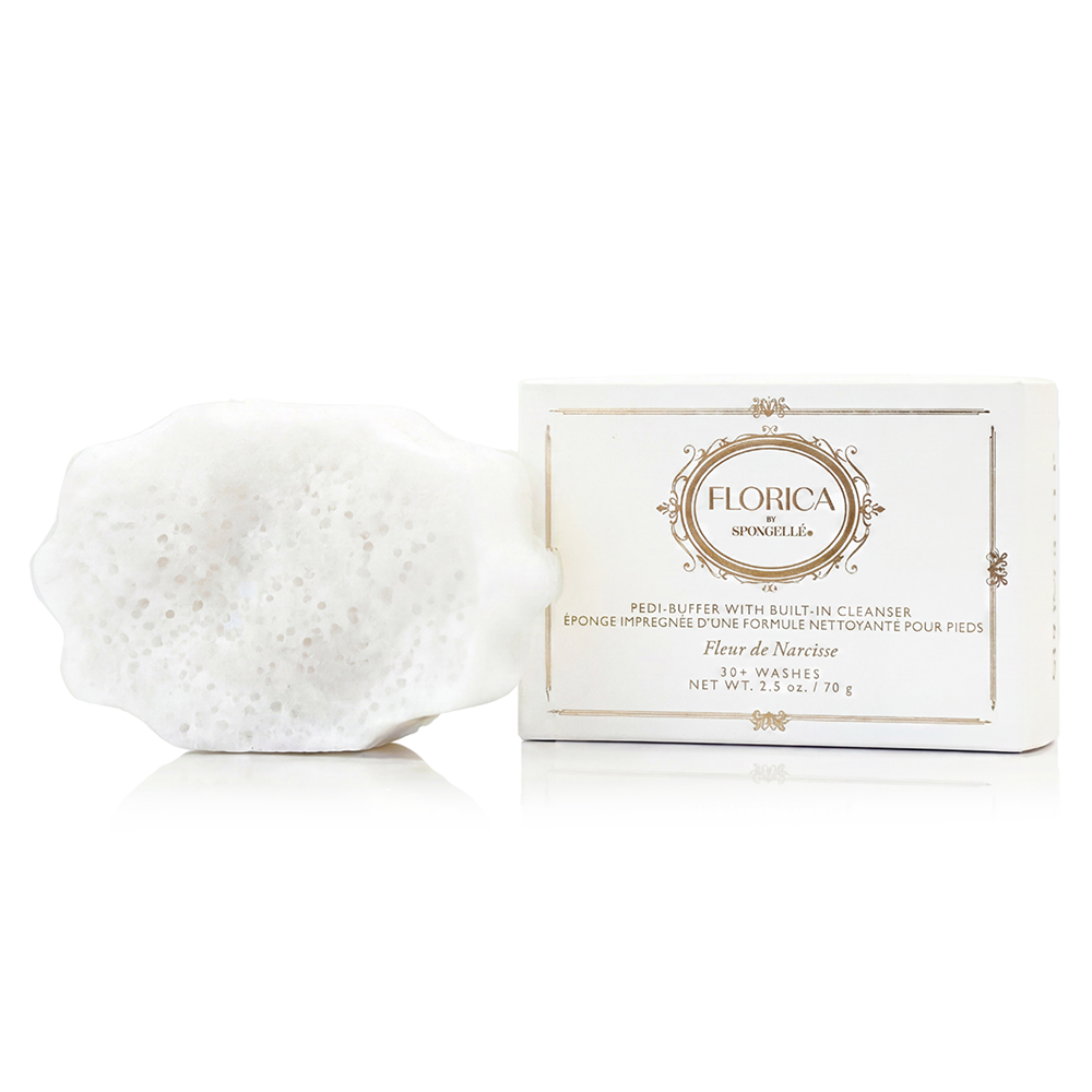 Fleur de Narcisse Pedi Buffer | Florica by Spongellé — image 1 of 8