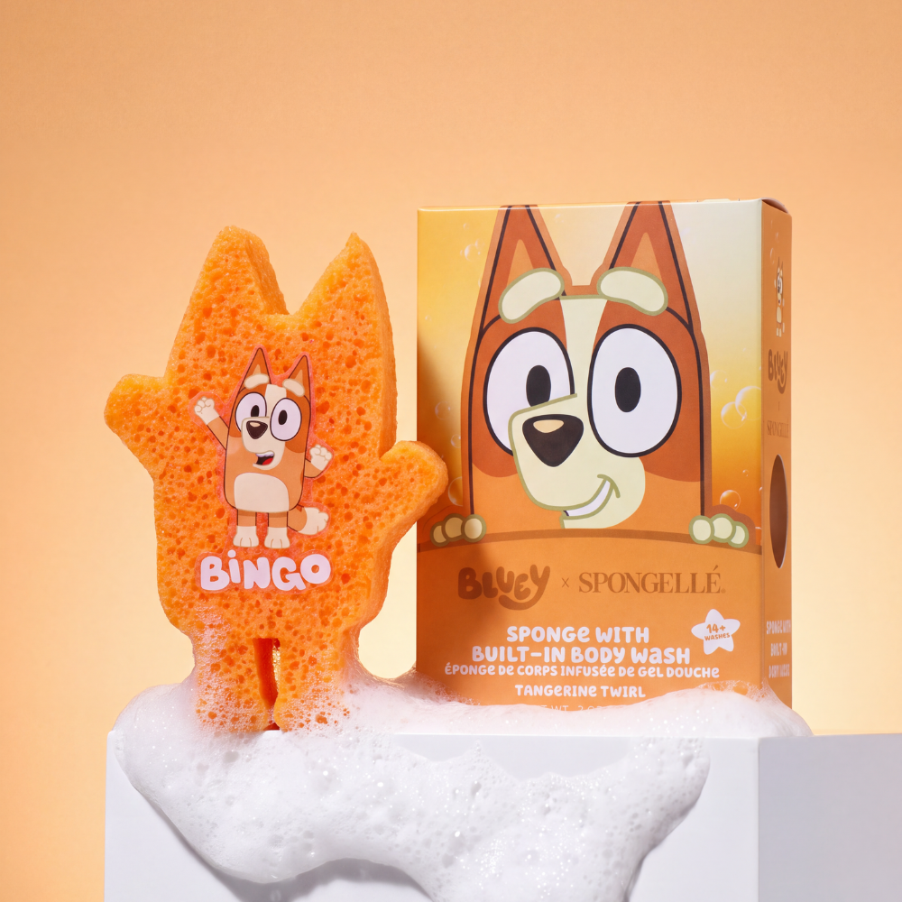 Bingo - Tangerine Twirl Body Buffer | Bluey by Spongellé — image 2 of 5