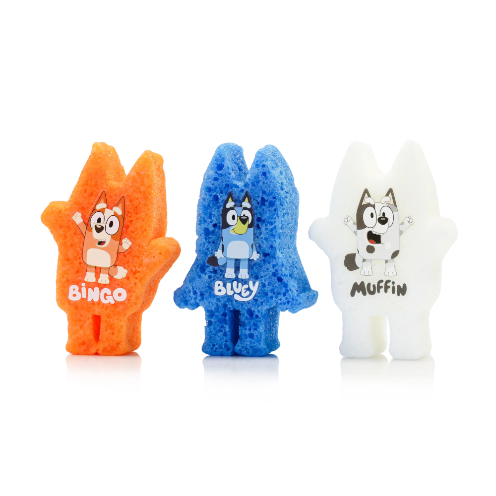 Bluey Body Wash Infused Buffer Gift Set by Spongellé — image 5 of 5