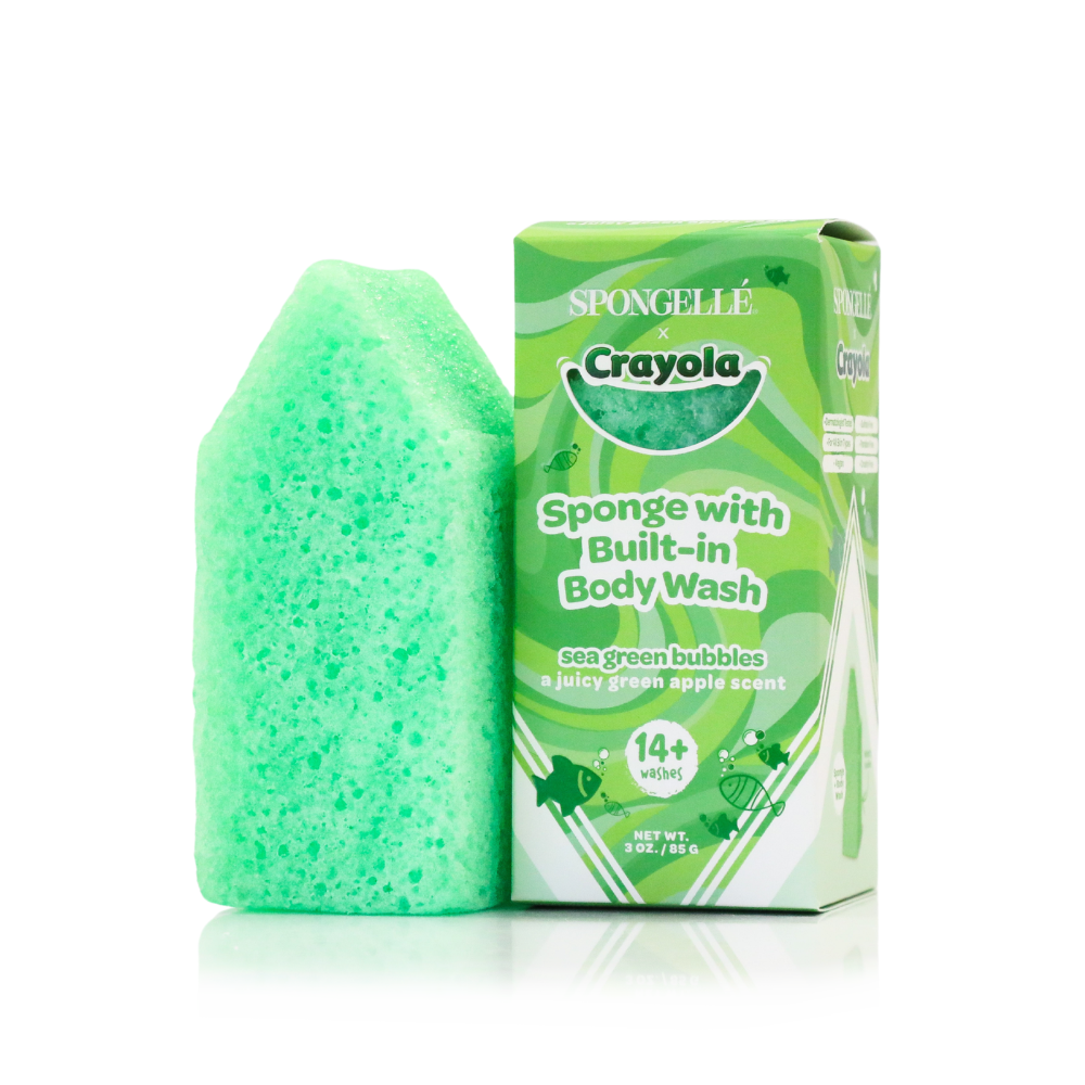 Sea Green Bubbles Body Buffer | Crayola by Spongellé — image 1 of 5