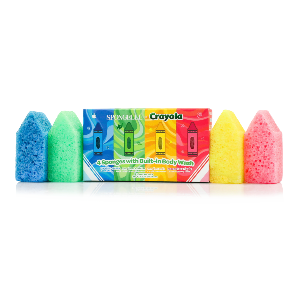 Crayola Body Wash Infused Buffer Gift Set by Spongellé — image 1 of 5