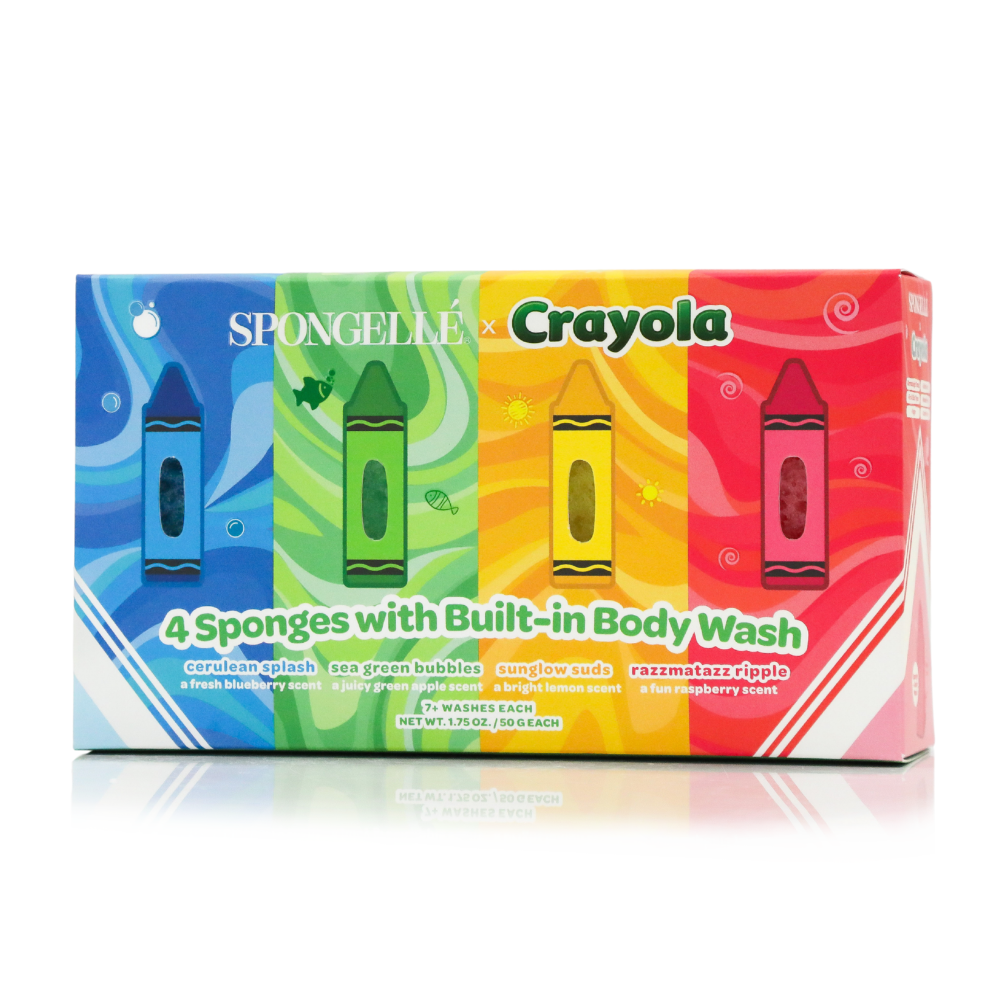 Crayola Body Wash Infused Buffer Gift Set by Spongellé — image 4 of 5