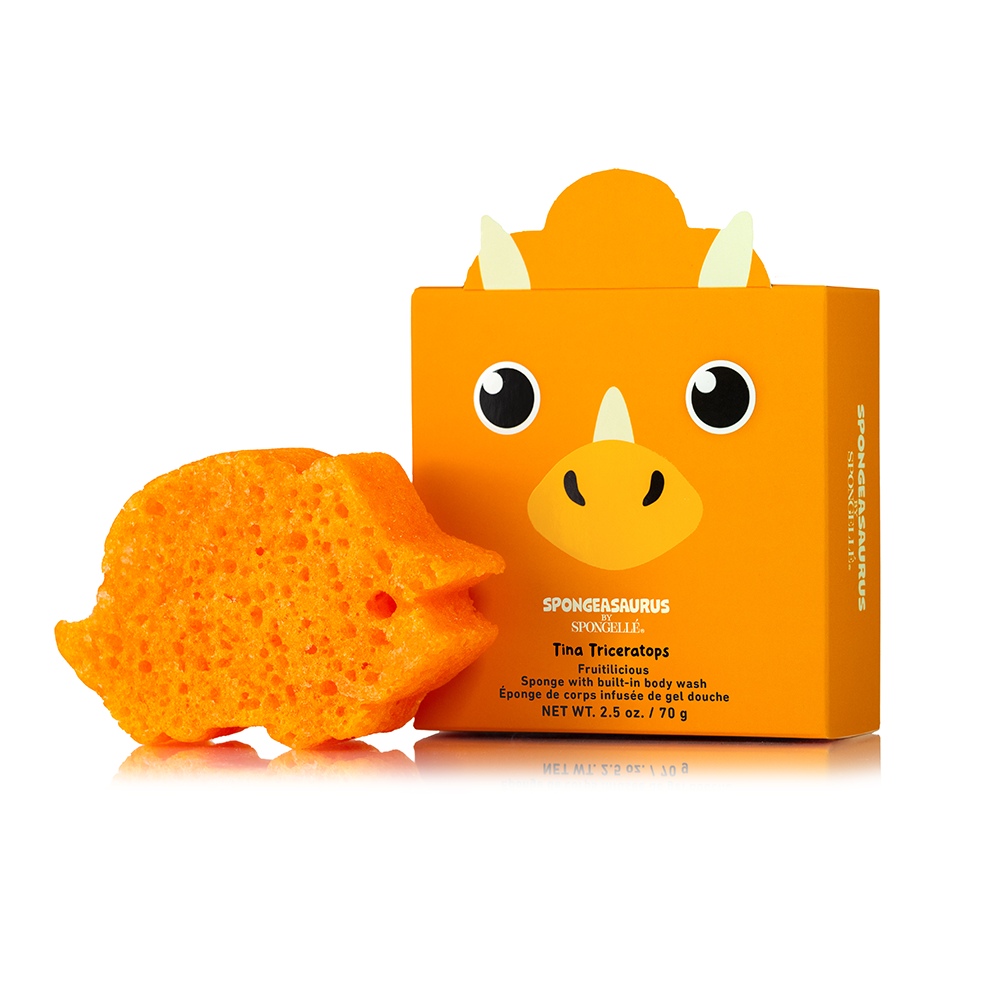 Sally Stegosaurus & Tina Triceratops Dinosaur Set by Spongellé — image 5 of 5