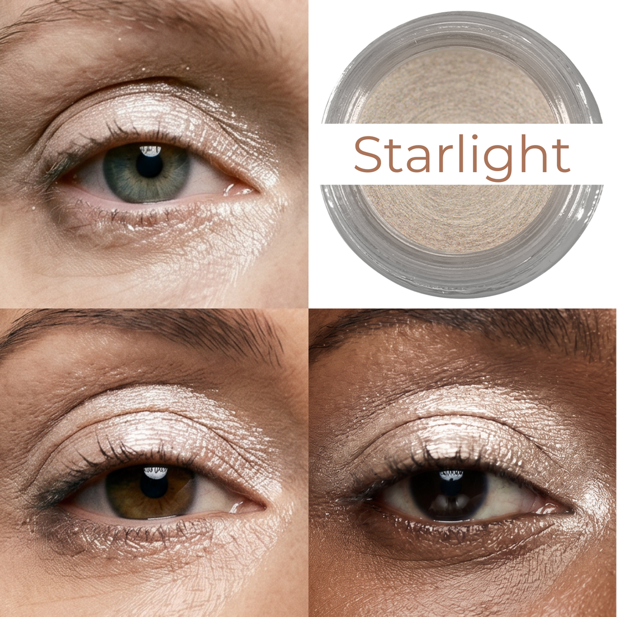 Starlight Any Wear Creme - A Waterproof Multi-tasking creme to powder product for eyes, cheeks & lips. Can be worn anywhere by Mommy Makeup — image 3 of 7
