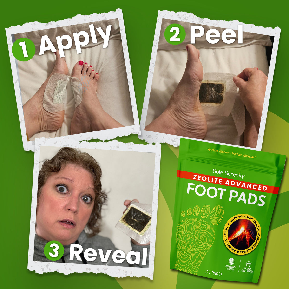 Detox Foot Pads - Zeolite, Ginger, Wormwood — image 5