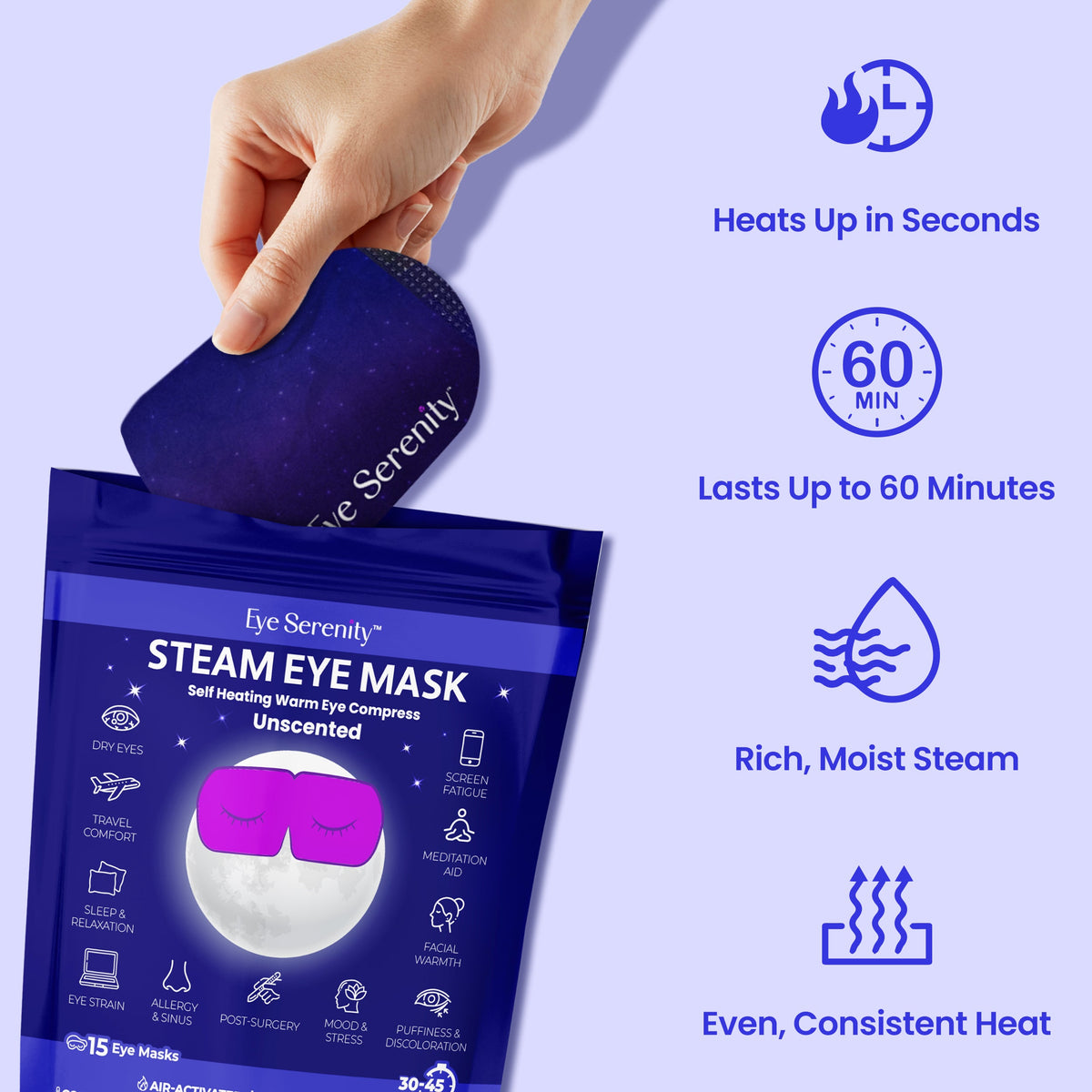 Steam Eye Mask and Chill Eye Mask Bundle — image 5