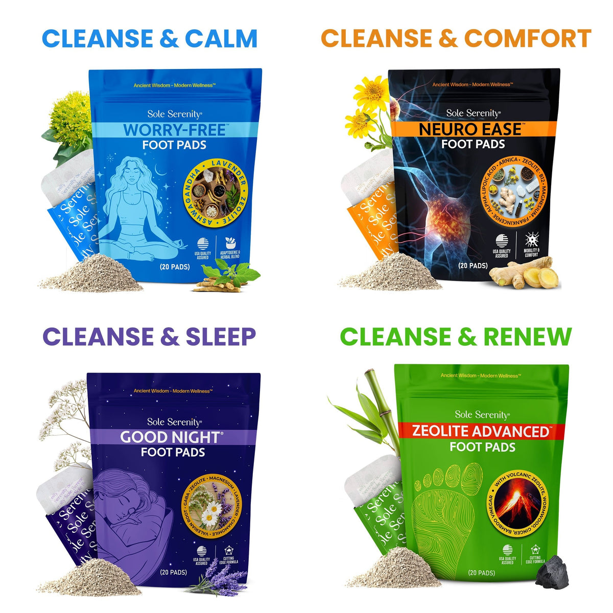 Detox ESSENTIALS 4 Pack Bundle by Lure Essentials