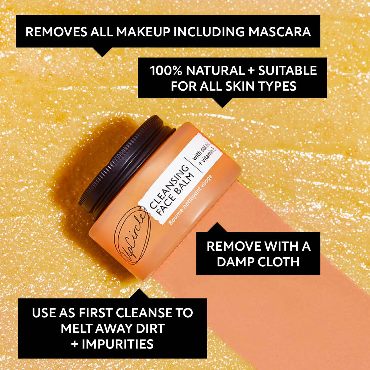 Cleansing Face Balm with Oat Oil + Vitamin E - Travel Size — image 5