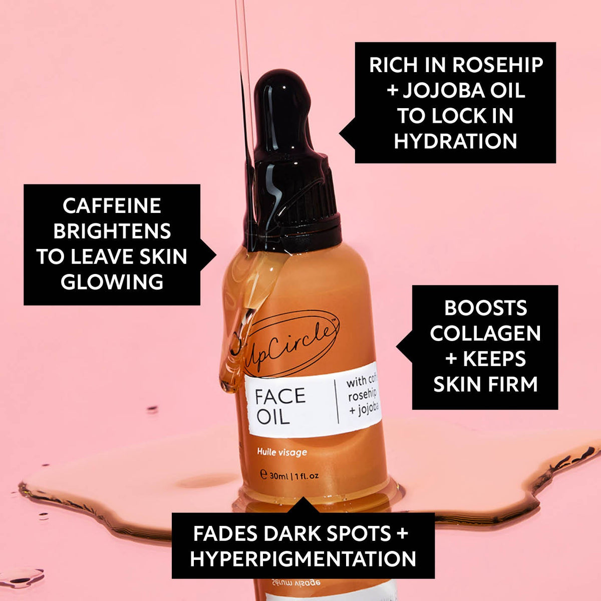 Organic Face Oil with Coffee Extact - Travel Size — image 5