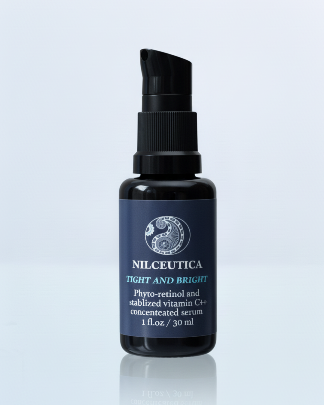 TIGHT AND BRIGHT, an Advanced Gentle Phyto-Retinol and Vitamin C Face Serum, 12 Innovative Technologies, 55% High-Performance Cosmeceuticals by NILCEUTICA