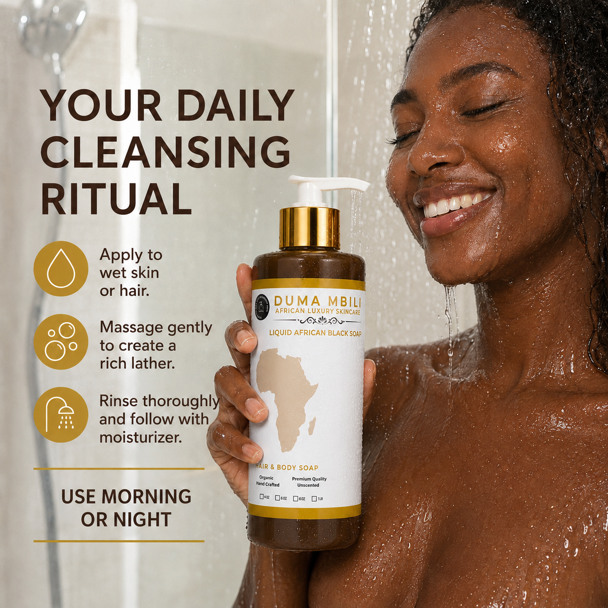 Duma Mbili Liquid African Black Soap — image 6