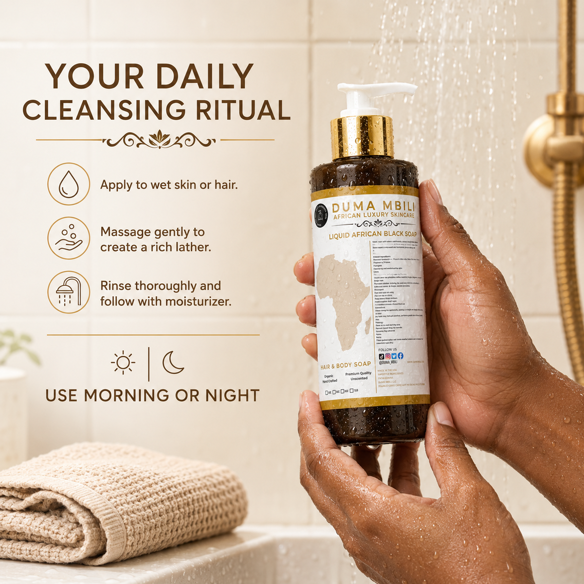 Duma Mbili Liquid African Black Soap — image 8