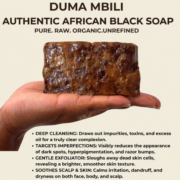 Authentic African Black Soap | Organic Skincare for Clear & Glowing Skin — image 6