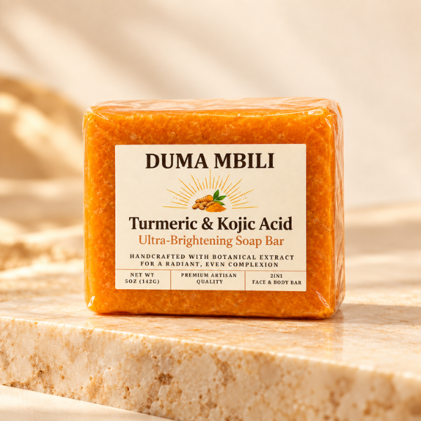 Duma Mbili Turmeric & Kojic Acid Ultra-Brightening Soap Bar — image 15