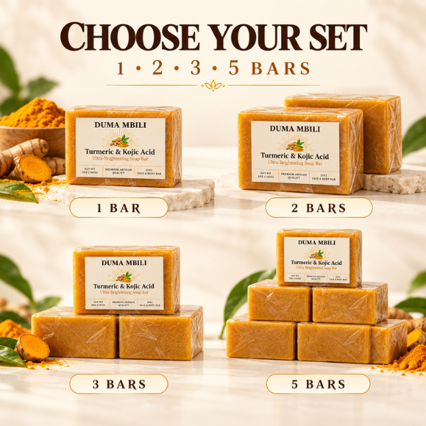Duma Mbili Turmeric & Kojic Acid Ultra-Brightening Soap Bar — image 12