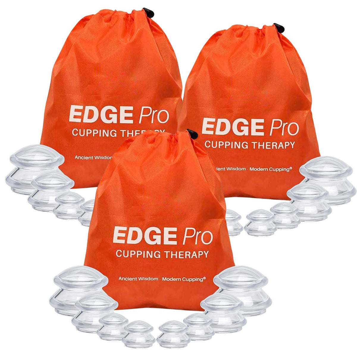 EDGE™ Cupping Set Clear, 8 Cups (2L, 2M, 4S) — image 11