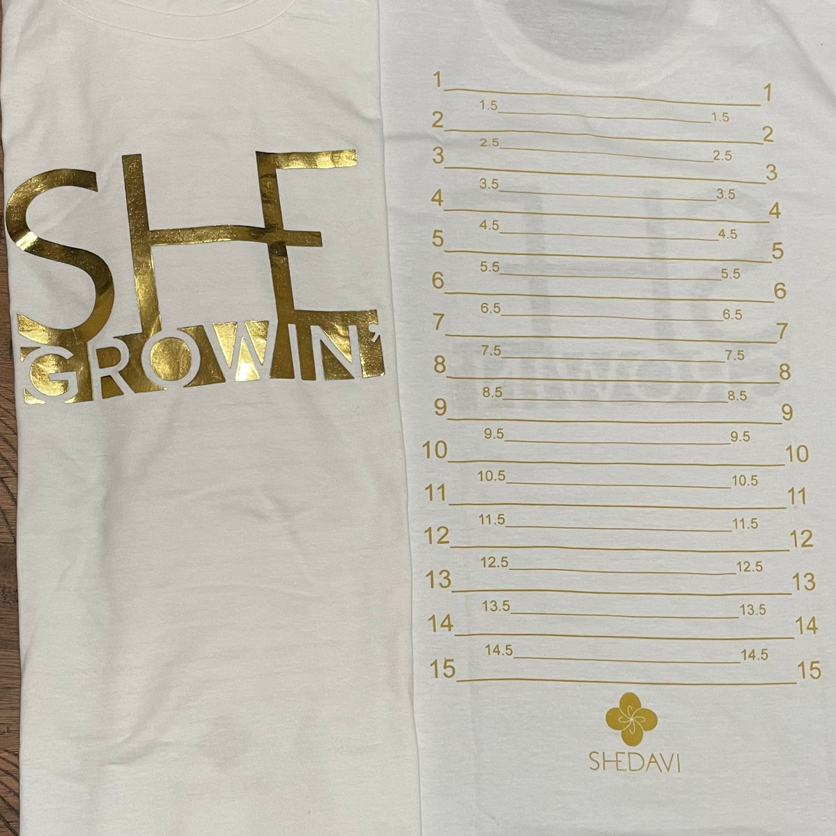 SheGrowin'™️ Length Check T-Shirt — image 3