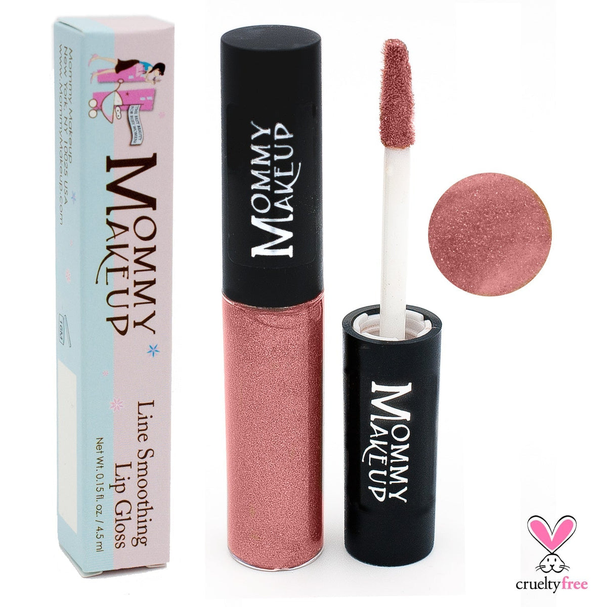 Line Smoothing Lip Gloss | Paraben-free Plumping Gloss - Brandy Girl by Mommy Makeup — image 1 of 4