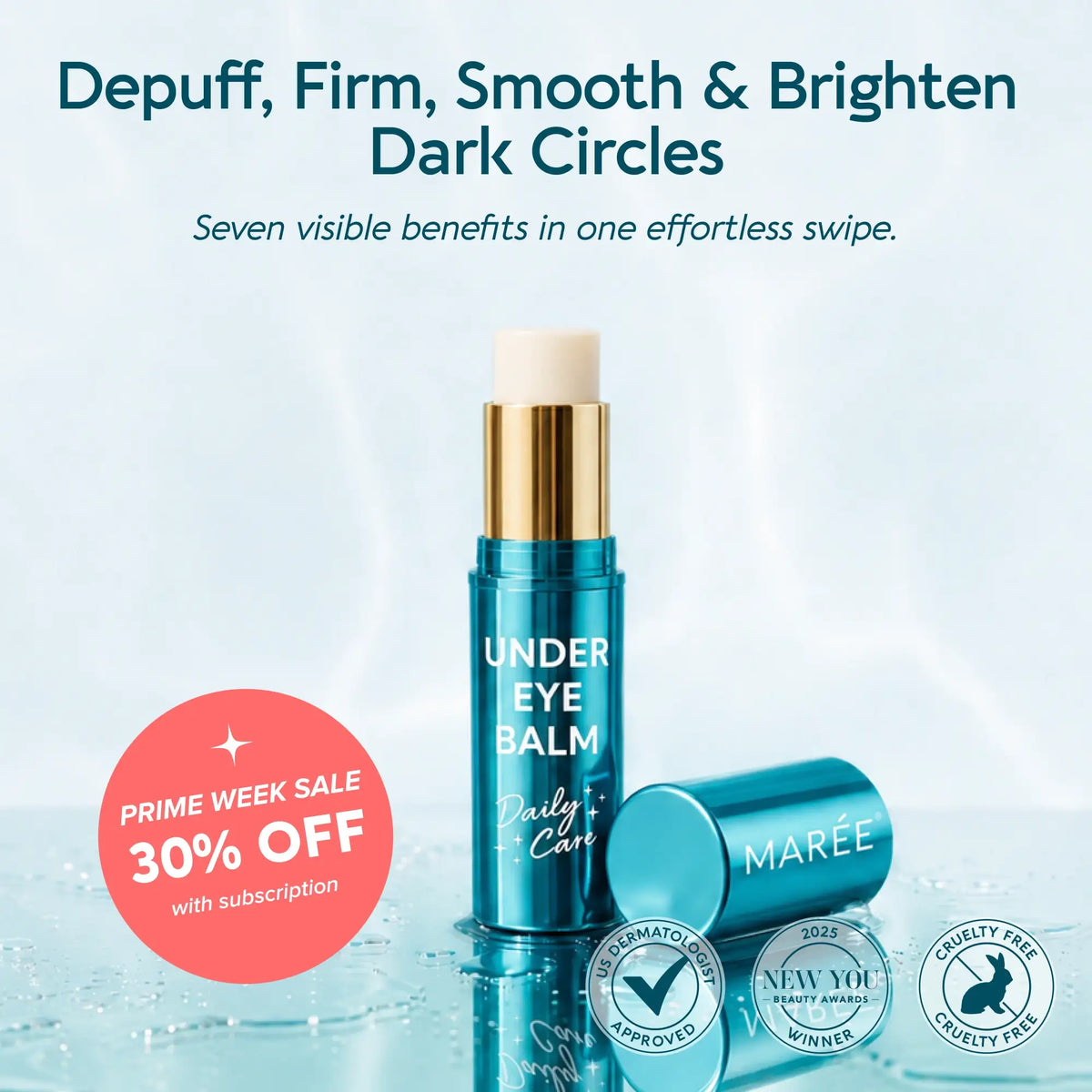 Depuffing & Firming Under-Eye Balm by Marée