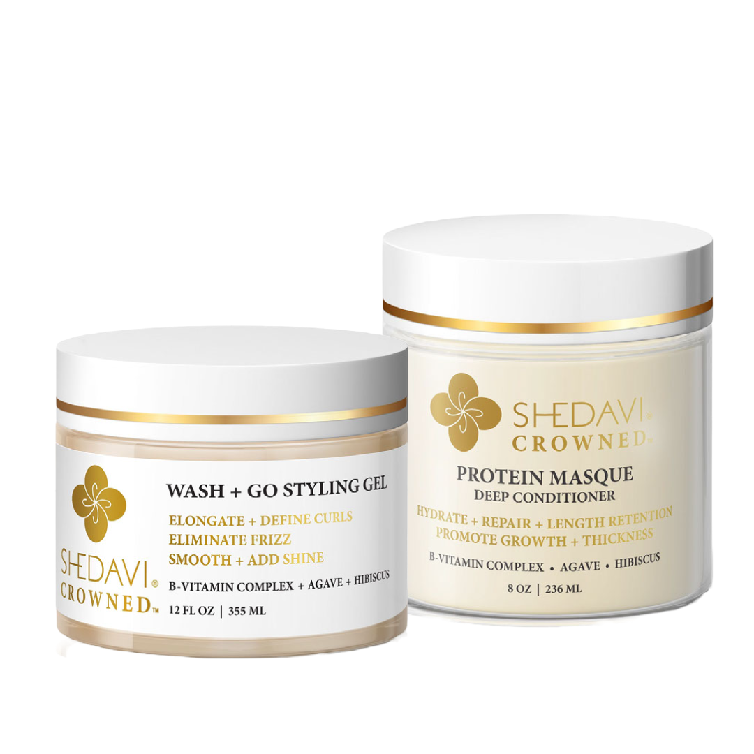 Crowned Curly Style + Strengthen Duo by Shedavi