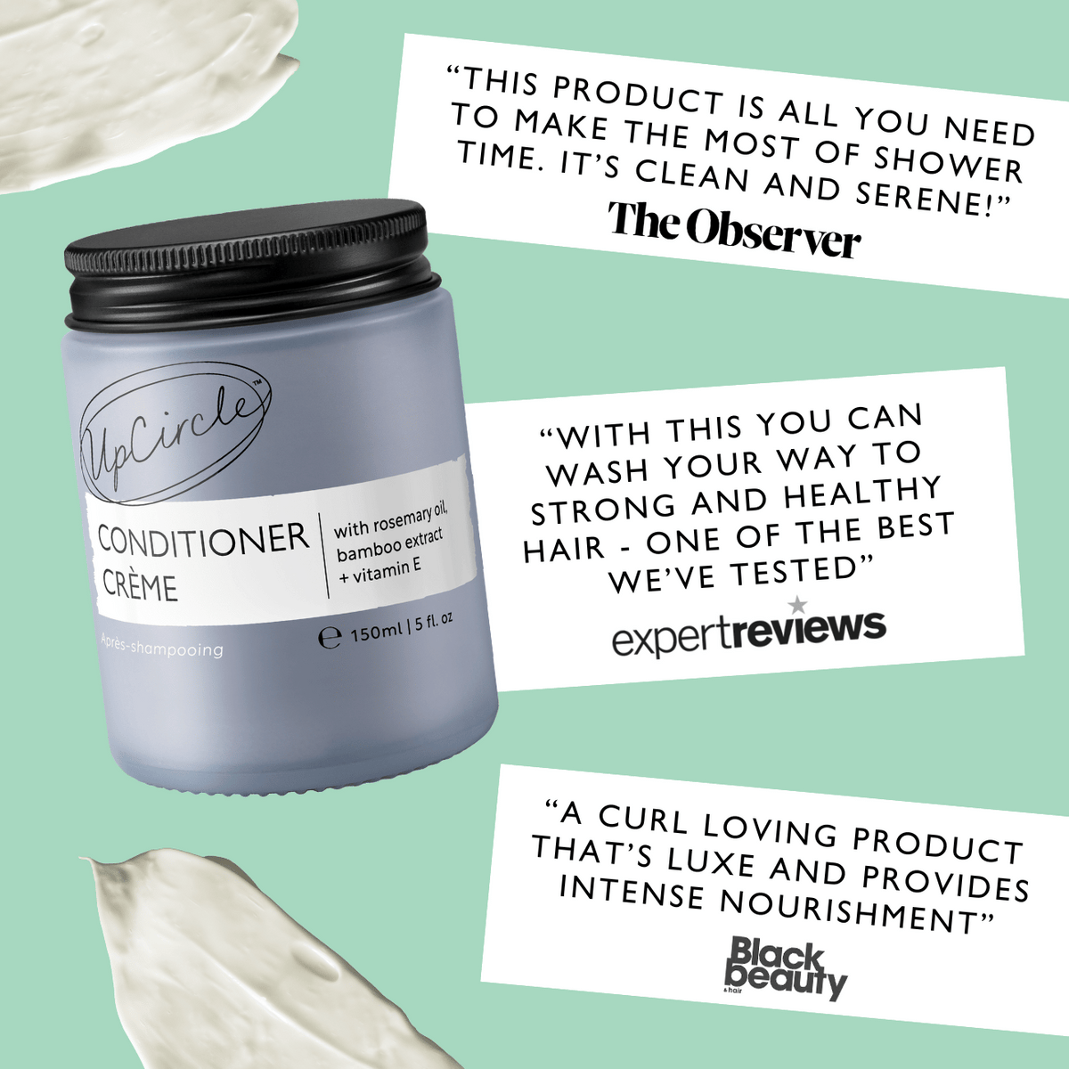 Conditioner Crème with Rosemary Oil + Bamboo Extract - Jumbo — image 3