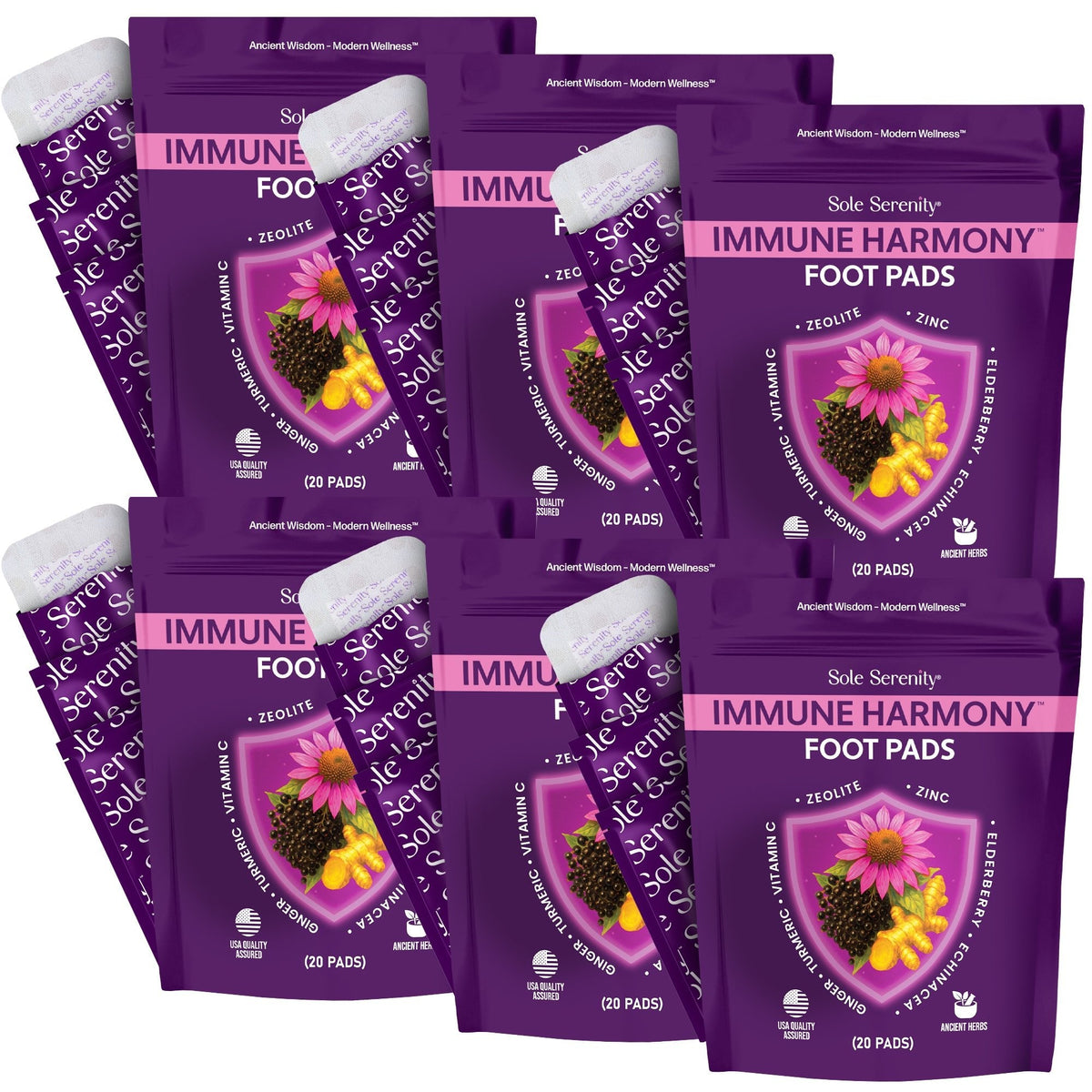Immune Harmony Detox Foot Pads with Elderberry, Zinc — image 11