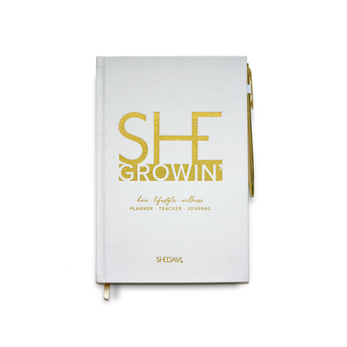 SheGrowin'™️ Planner. Tracker. Journal: Hair & Self Growth Undated Planner by Shedavi