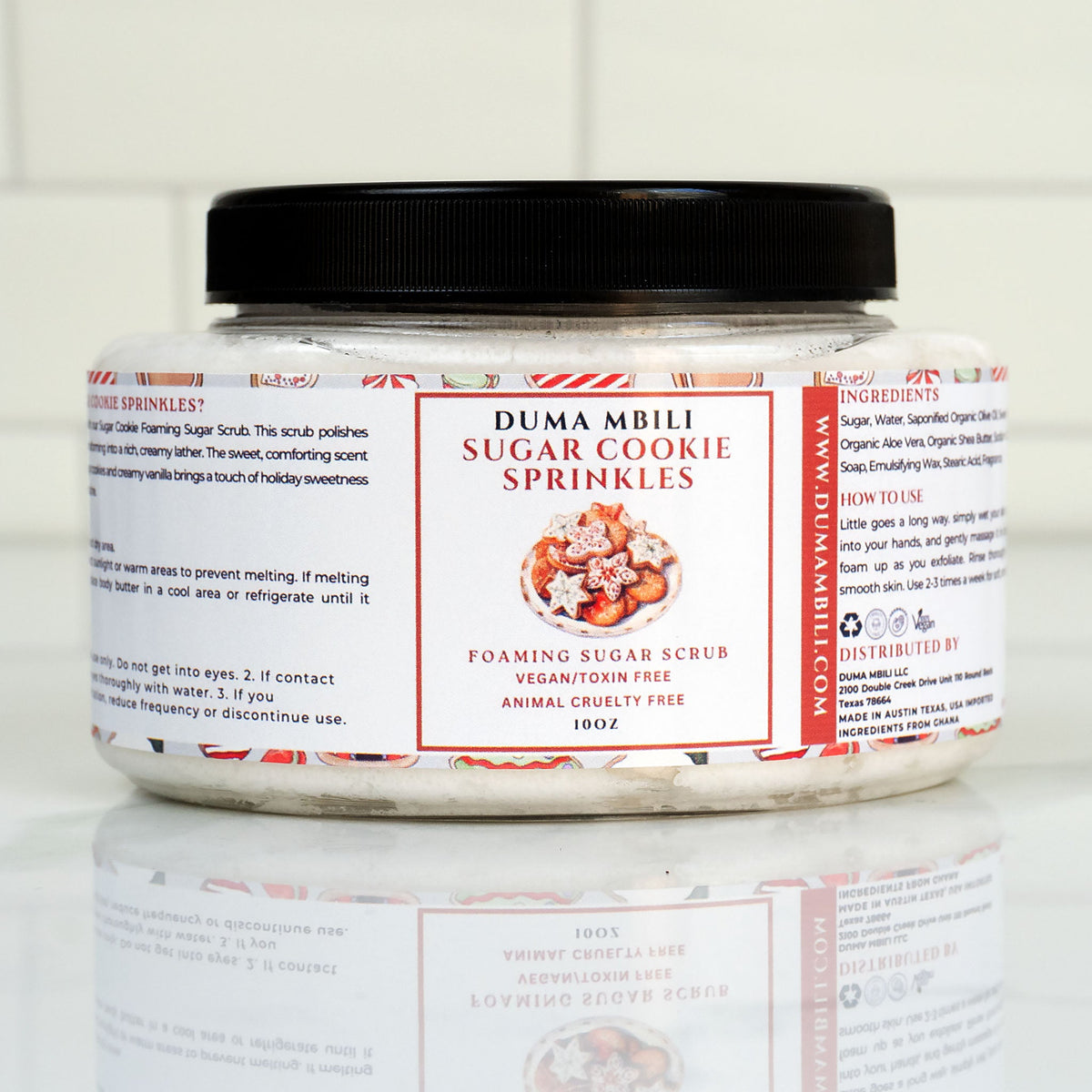 Sugar Cookie Sprinkles Foaming Sugar Scrub — image 4