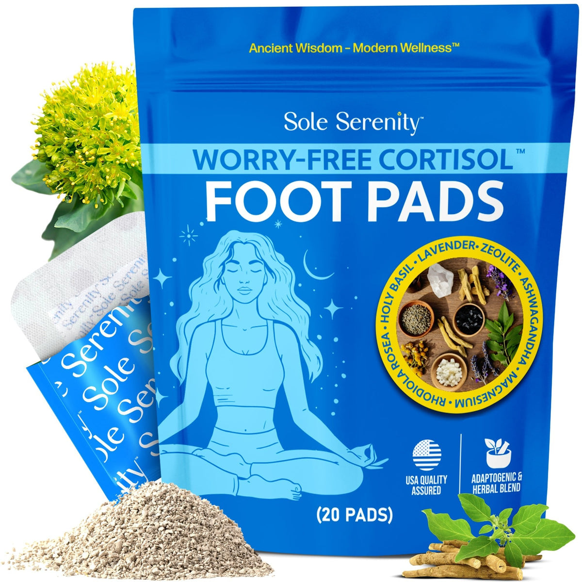 Sole Serenity Worry-Free Overnight Foot Pads for Relaxation (850035675311) by Lure Essentials
