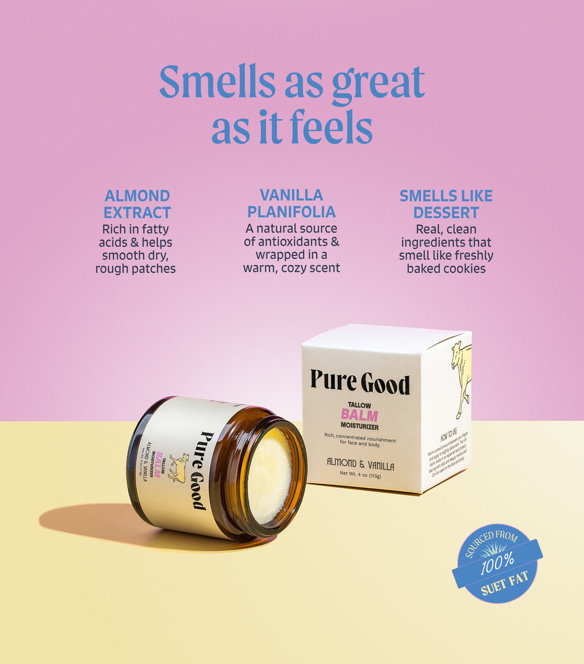 Almond & Vanilla · Tallow Balm — image 3