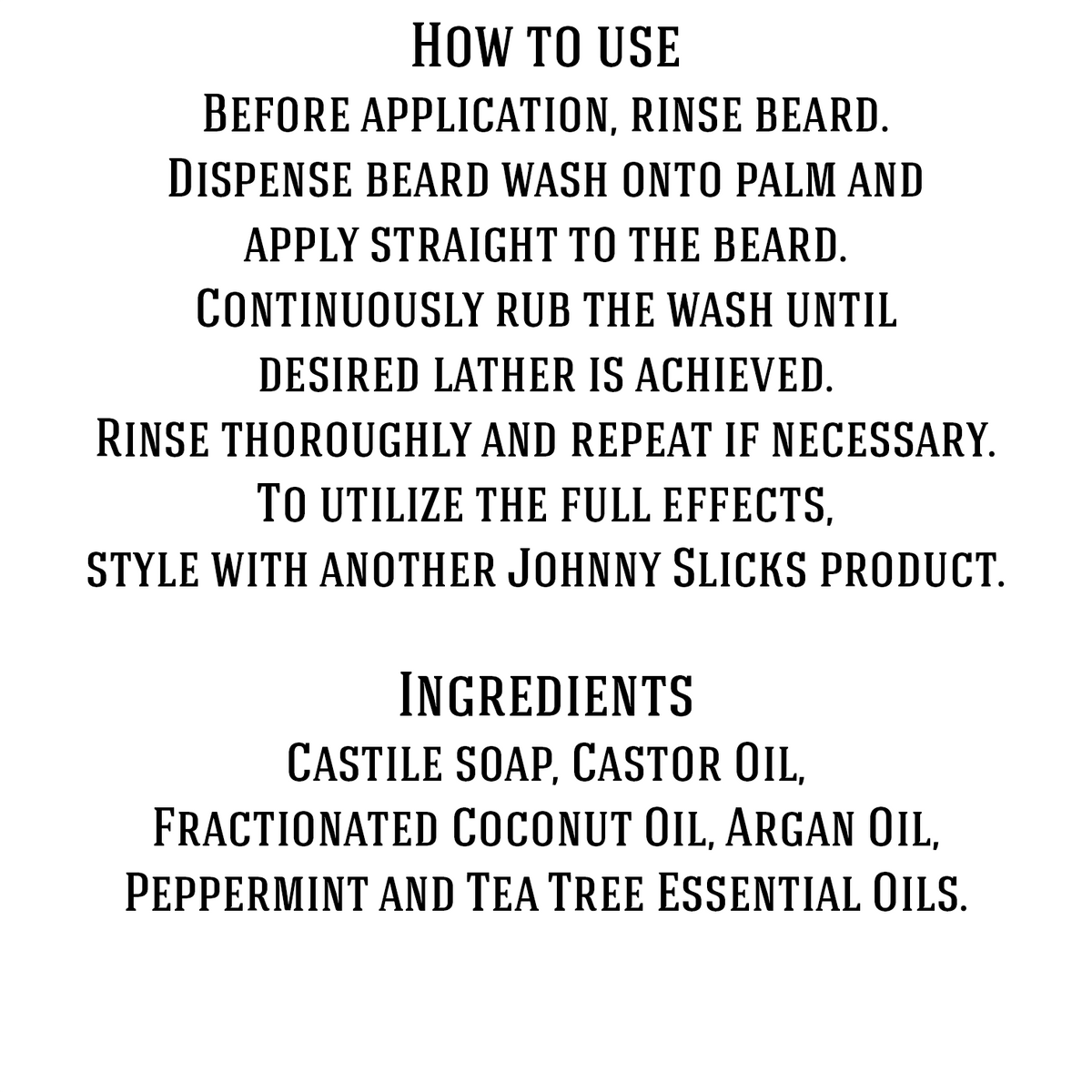 Organic Hand Whipped Beard Wash — image 3