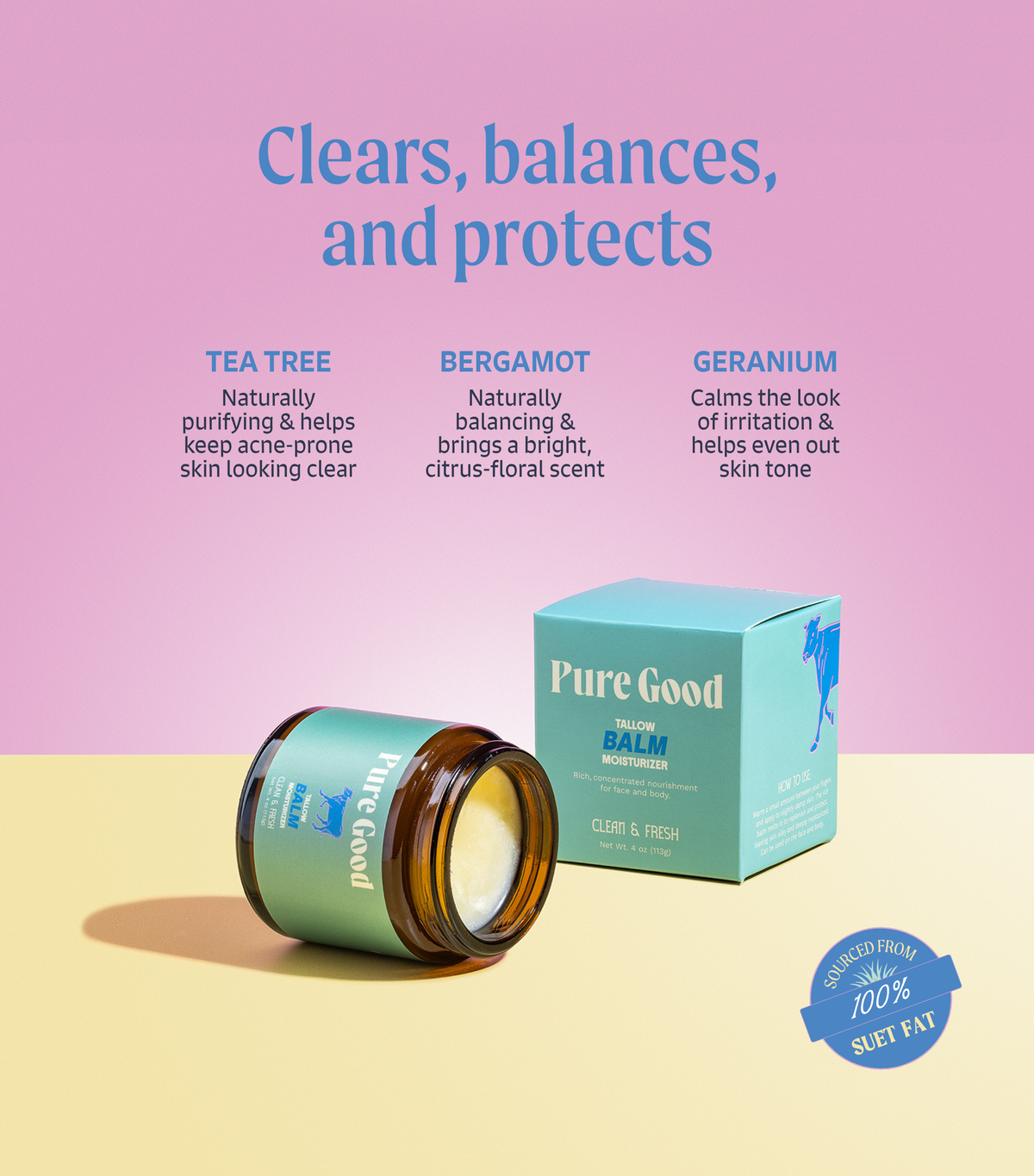 Clean & Fresh · Tallow Balm — image 3