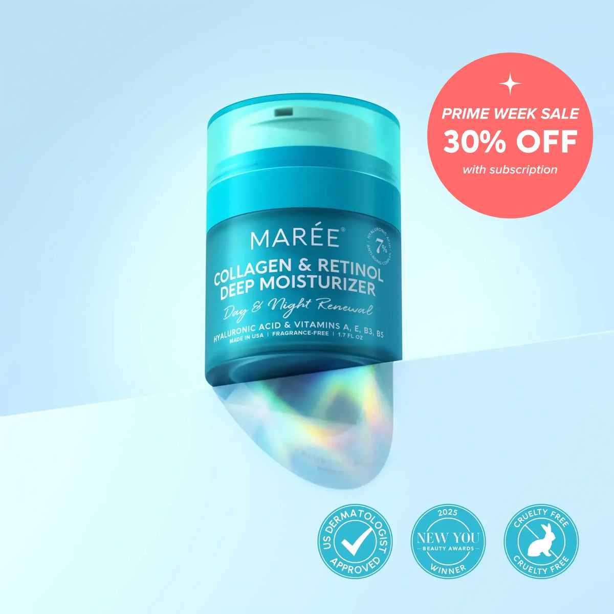 Retinol & Collagen Anti-Age Cream by Marée