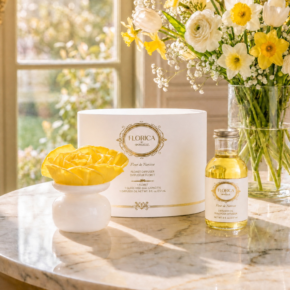 Fleur de Narcisse Floret Diffuser | Florica by Spongellé — image 2 of 4