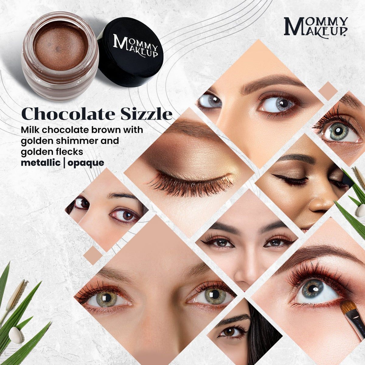 Chocolate Sizzle Stay Put Waterproof Gel Eyeliner w/ Micropigments by Mommy Makeup — image 3 of 8