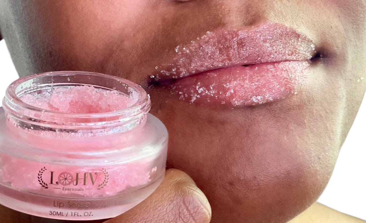 Lip Scrub Strawberry Flavor With Sunflower oil + Jojoba seed oil + Avocado oil — image 3