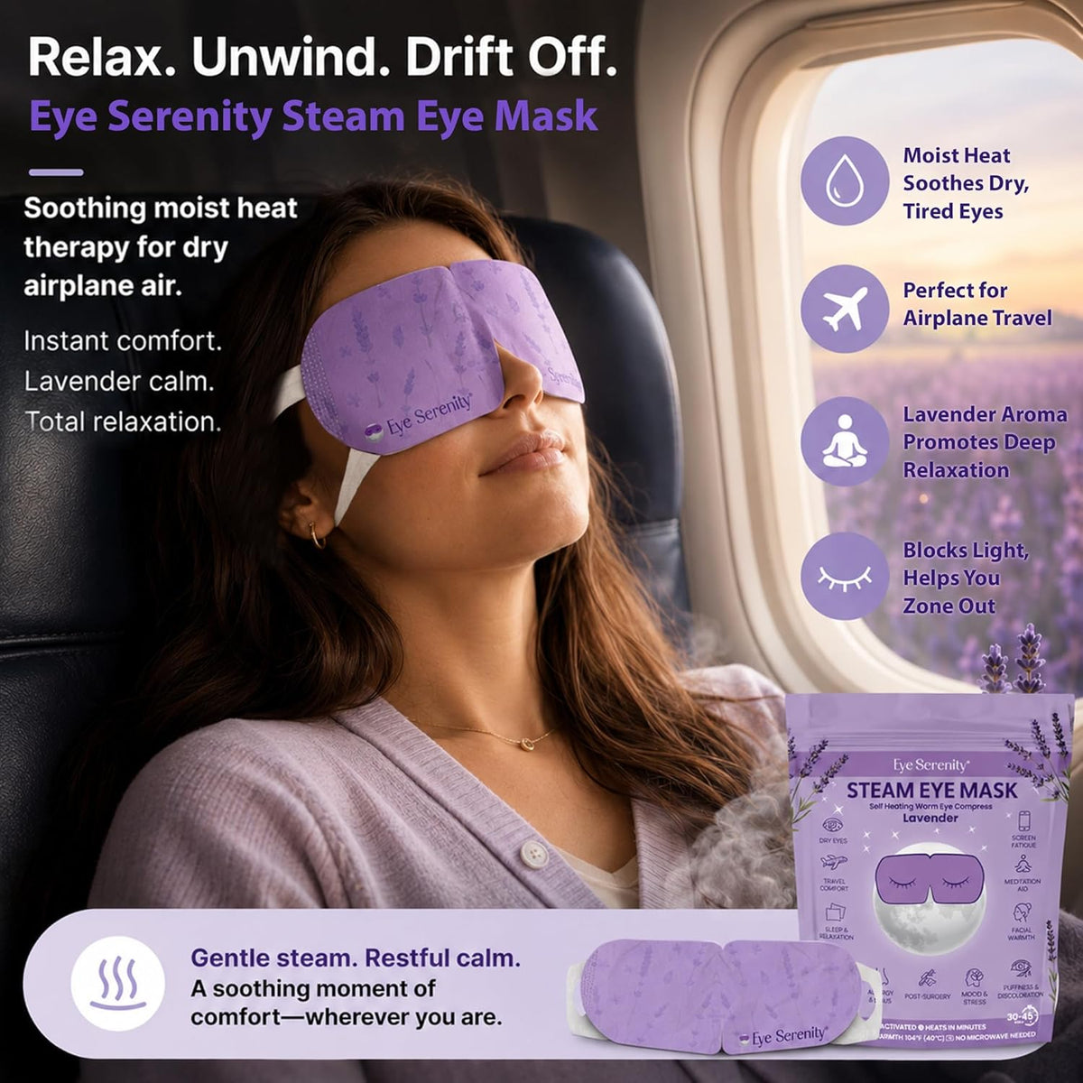 Eye Serenity Steam Eye Mask - LAVENDER — image 4