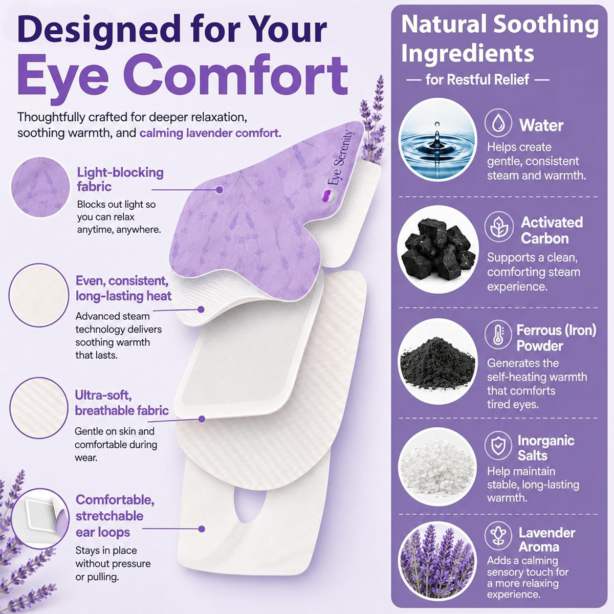Eye Serenity Steam Eye Mask - LAVENDER — image 6