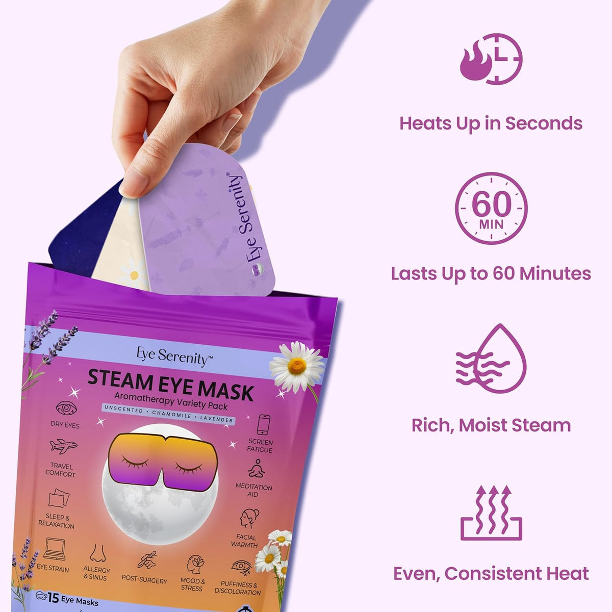 Eye Serenity Steam Eye Mask - VARIETY PACK — image 5