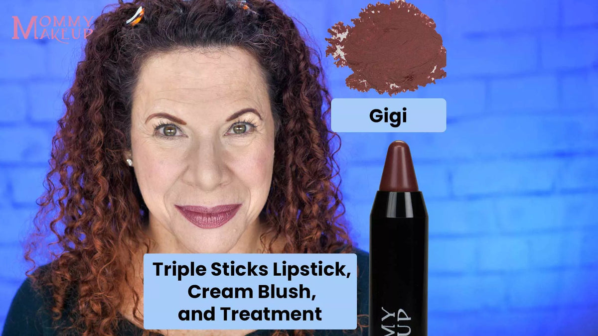 Triple Sticks Lipstick, Cream Blush, and Treatment in Gigi by Mommy Makeup — image 2 of 10
