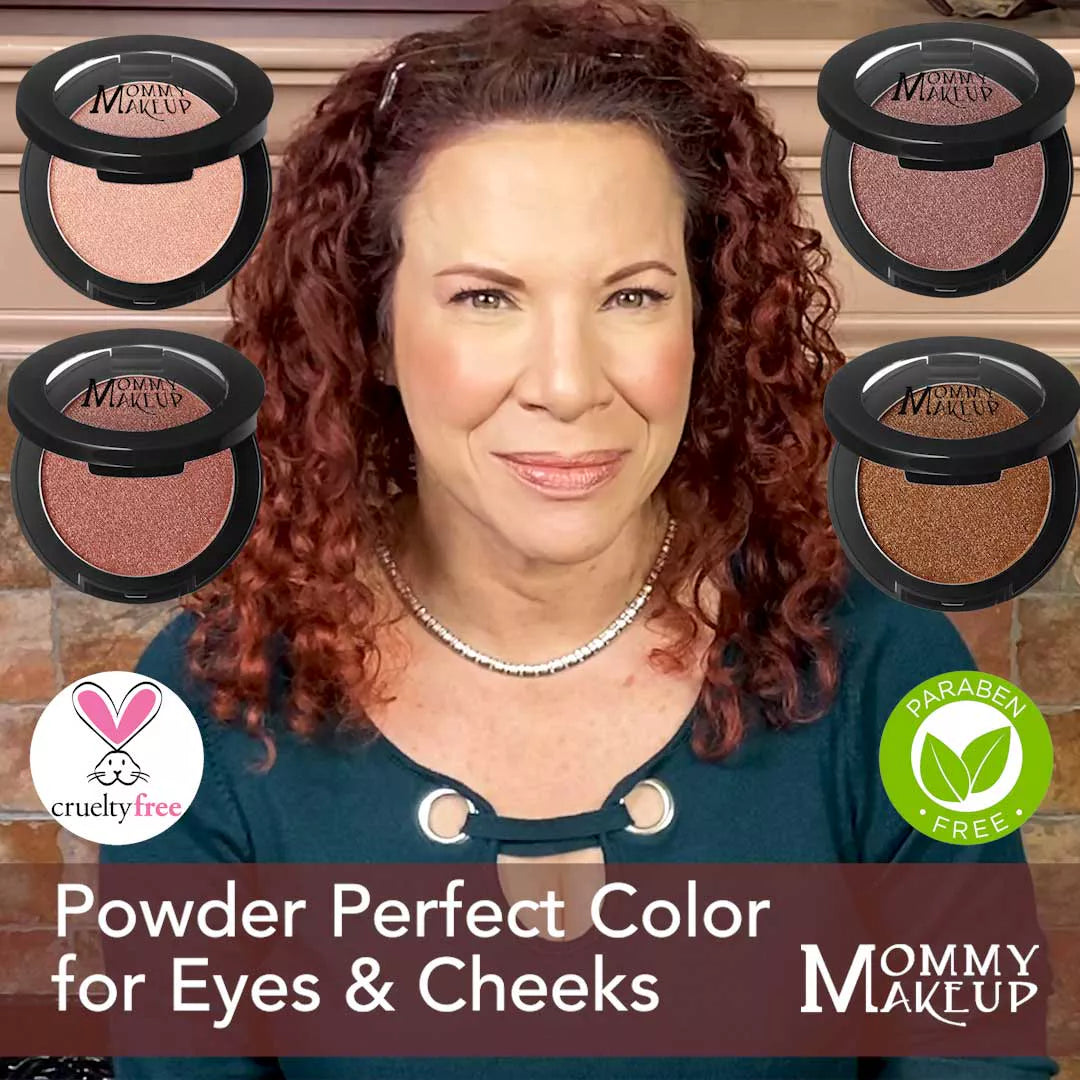 Powder Perfect Color for Eyes and Cheeks - Peach Tartlet by Mommy Makeup — image 2 of 4