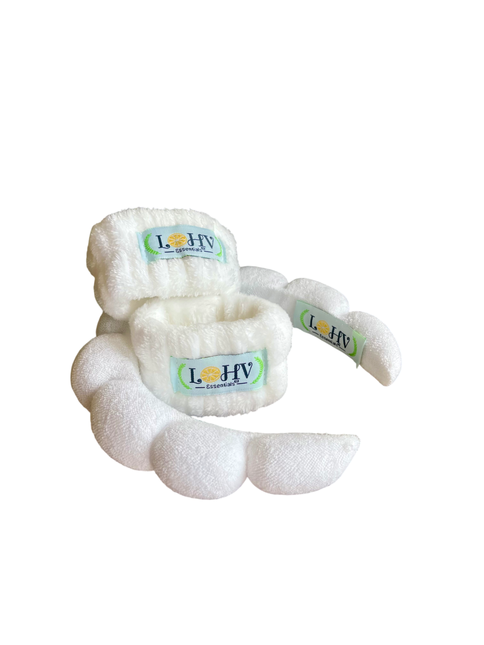 LOHV Band Spa Set – Spa Headband + Absorbent Cozy Wristbands — image 4