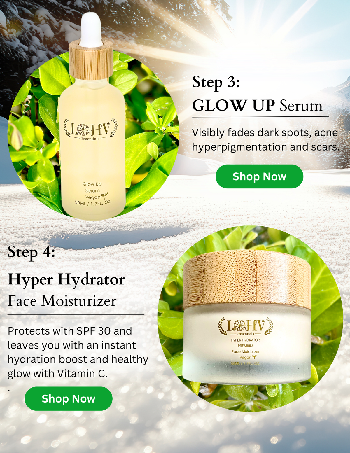 PREMIUM 100% VEGAN GLOW UP Toner Serum With Hyaluronic Acid + Niacinamide + Camellia Leaf + Vitamin E + Rose Water — image 11