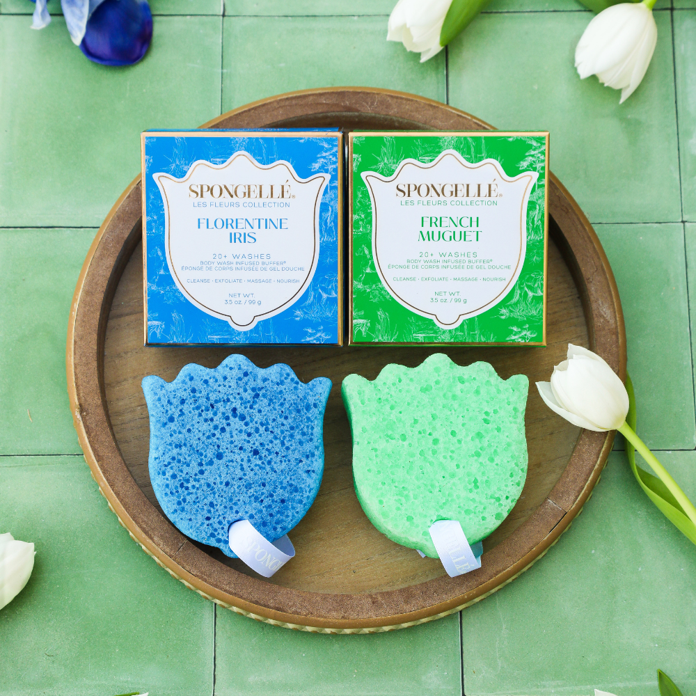 Florentine Iris & French Muguet Body Buffer Set by Spongellé — image 2 of 5