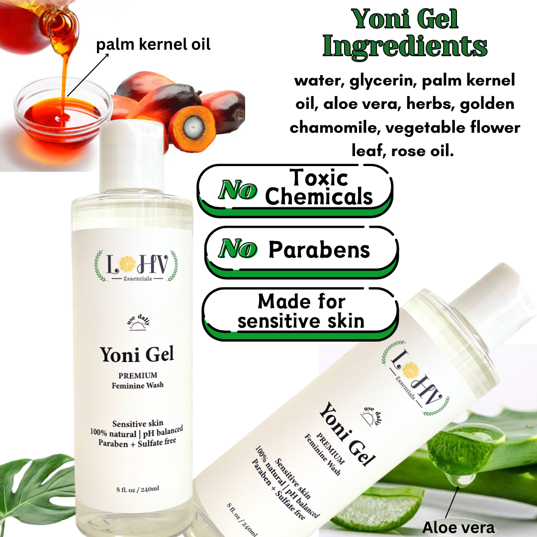 Effective Results Bundle: Premium LOHV YONI GEL feminine wash & LOHV ROSE OIL Bundle Full-Size — image 4